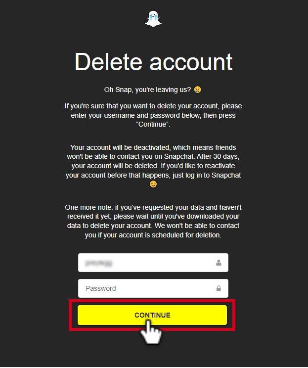 How to Delete Your SnapChat Account