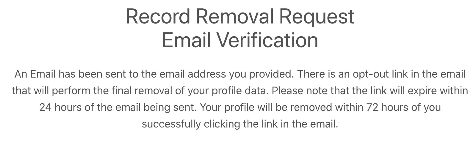 Opt Out of FastBackgroundCheck step 6