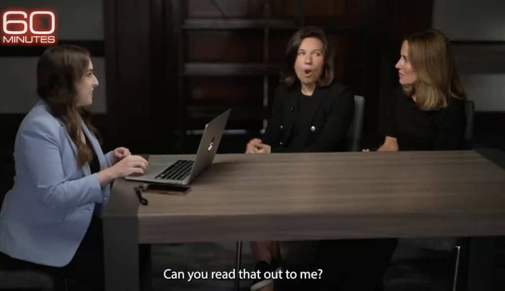 Rachel Tobac on 60 Minutes