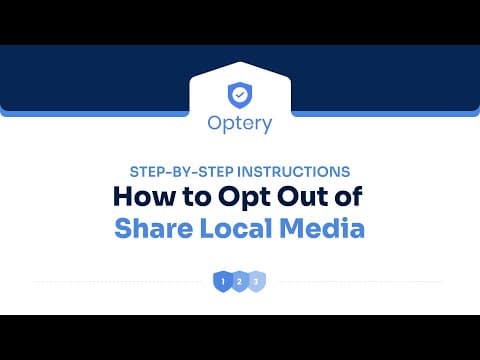 How to Opt Out of Share Local Media – Step by Step Instructions