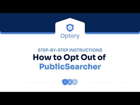 How to Opt Out of PublicSearcher – Step by Step Instructions